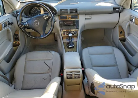 2007 Mercedes-Benz C 230 from USA, damaged, VIN WDBRF52H87E024693